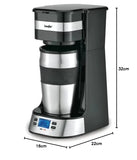 ماكينة تحضير القهوة بالتقطير الكهربائي SF-3566 بشاشة LCD ذكية اوتوماتيكية بالكامل مع كوب واحد من سونيفر