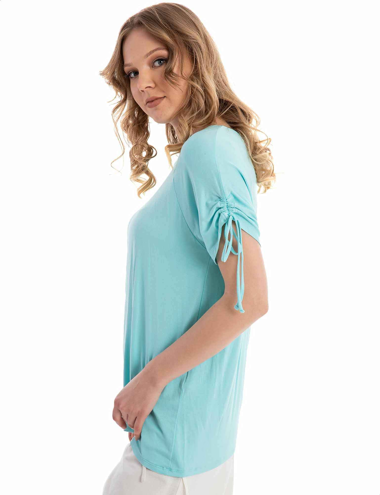 Dalydress Regular-Fit Drawstring Sleeves Blouses for Women - Safqqa Egypt