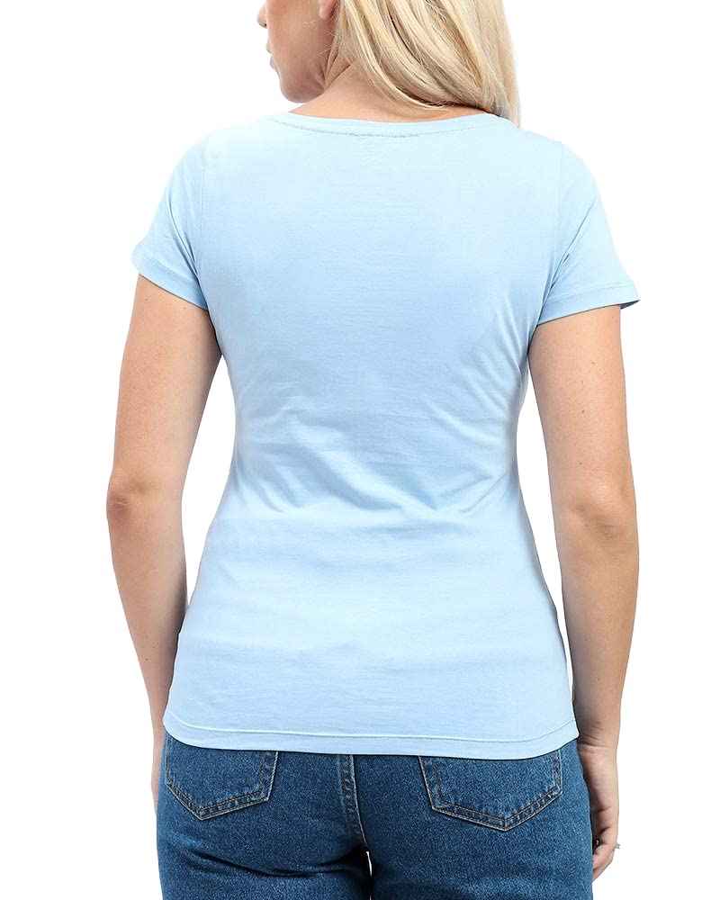 ESLA Half Sleeved Plain Top S919463295140 - Safqqa Egypt