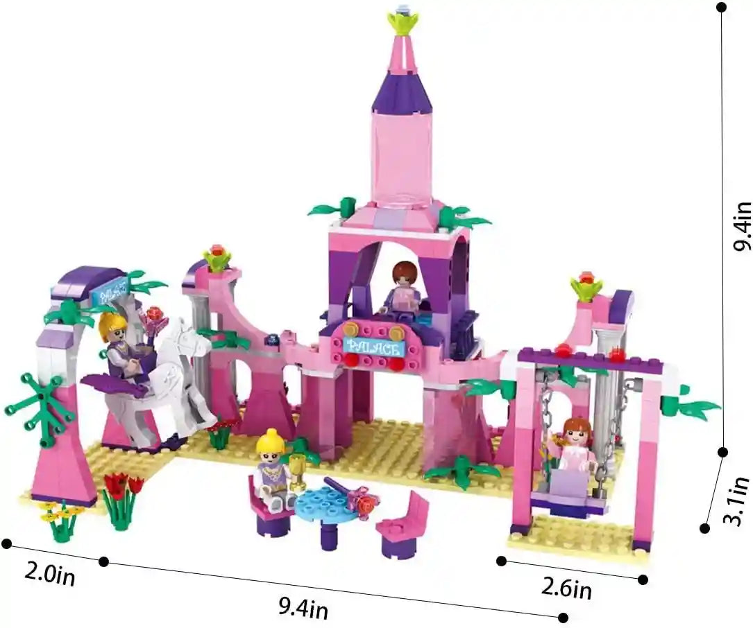 COGO Girls Princess Castle Building Play Set Christmas Toys for Girls 346 Pieces - Safqqa Egypt