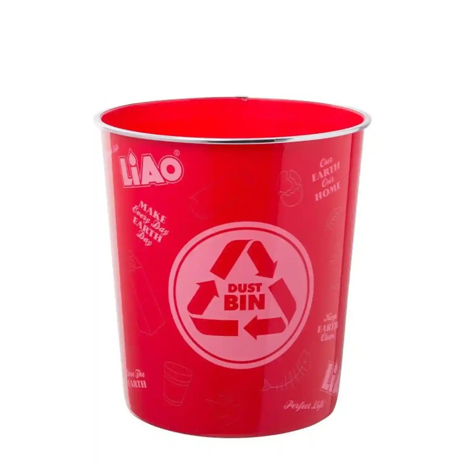 LiAo T130037 Plastic Dustbin, 10 Liter Capacity - Safqqa Egypt