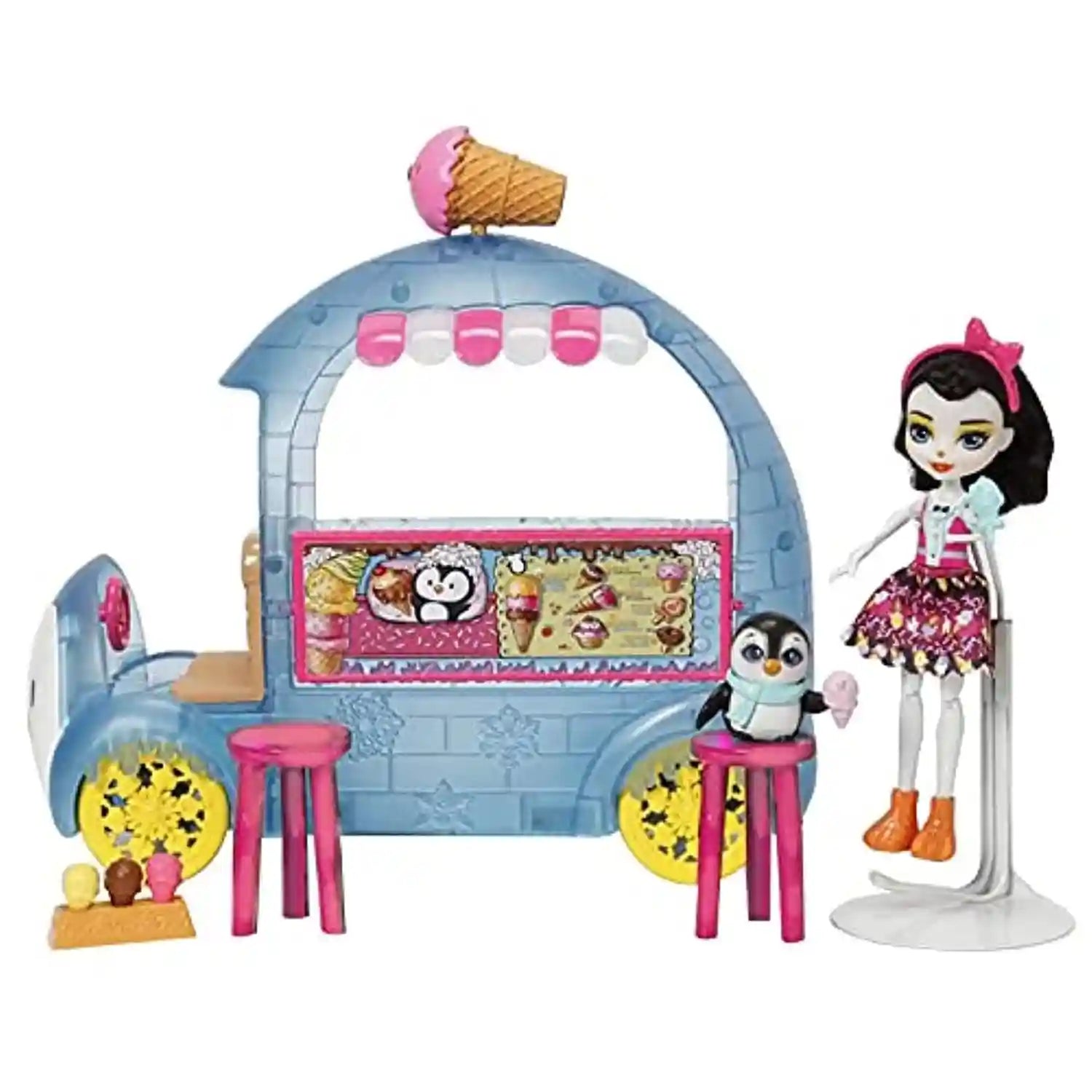 Enchantimals Frozen Treats Wheel Playset with Preena Penguin Doll - For Girls Aged 4 and Above - Safqqa Egypt