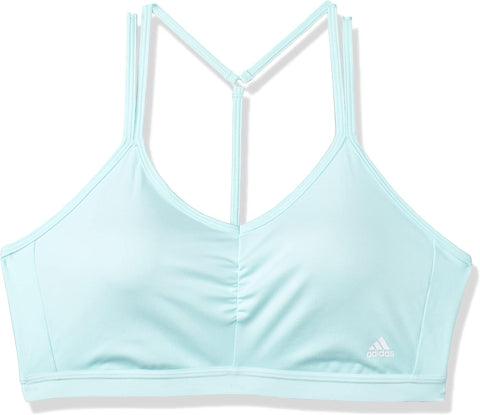 حمالة صدر رياضية خفيفة الوزن للتدريب للنساء من Adidas YO ESS LS BRA HE0125 (أخضر ثلجي)