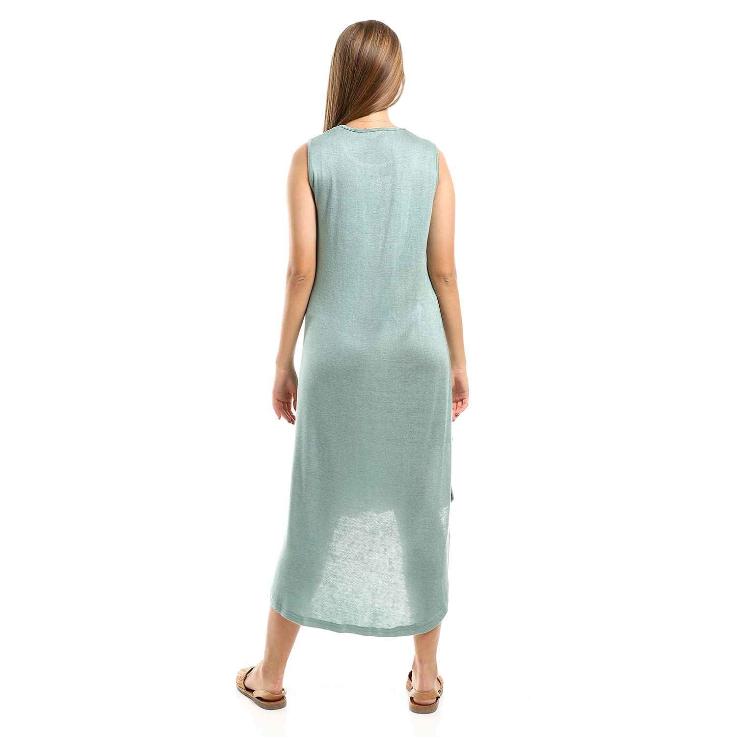 JAMILA Women High Low Sleeveless Dress DRESS - Safqqa Egypt