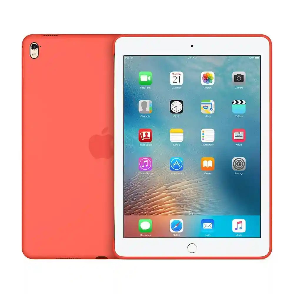 Apple iPad Pro 9.7 inch Silicone Back Cover - Orange, MM262 - Safqqa Egypt