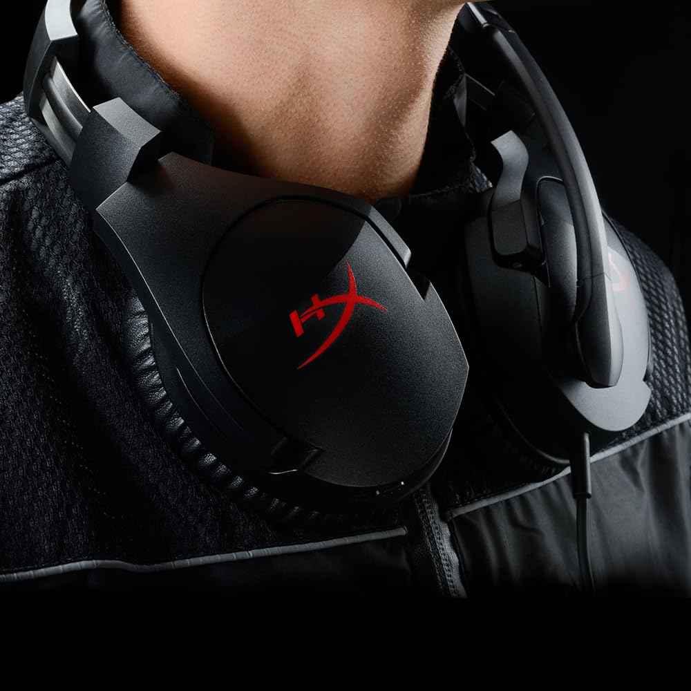 Kingston HyperX Cloud Stinger Gaming Headset with Mic – Lightweight Over-Ear Headphones for PC, PS4, Xbox One – Black 4o - Safqqa Egypt