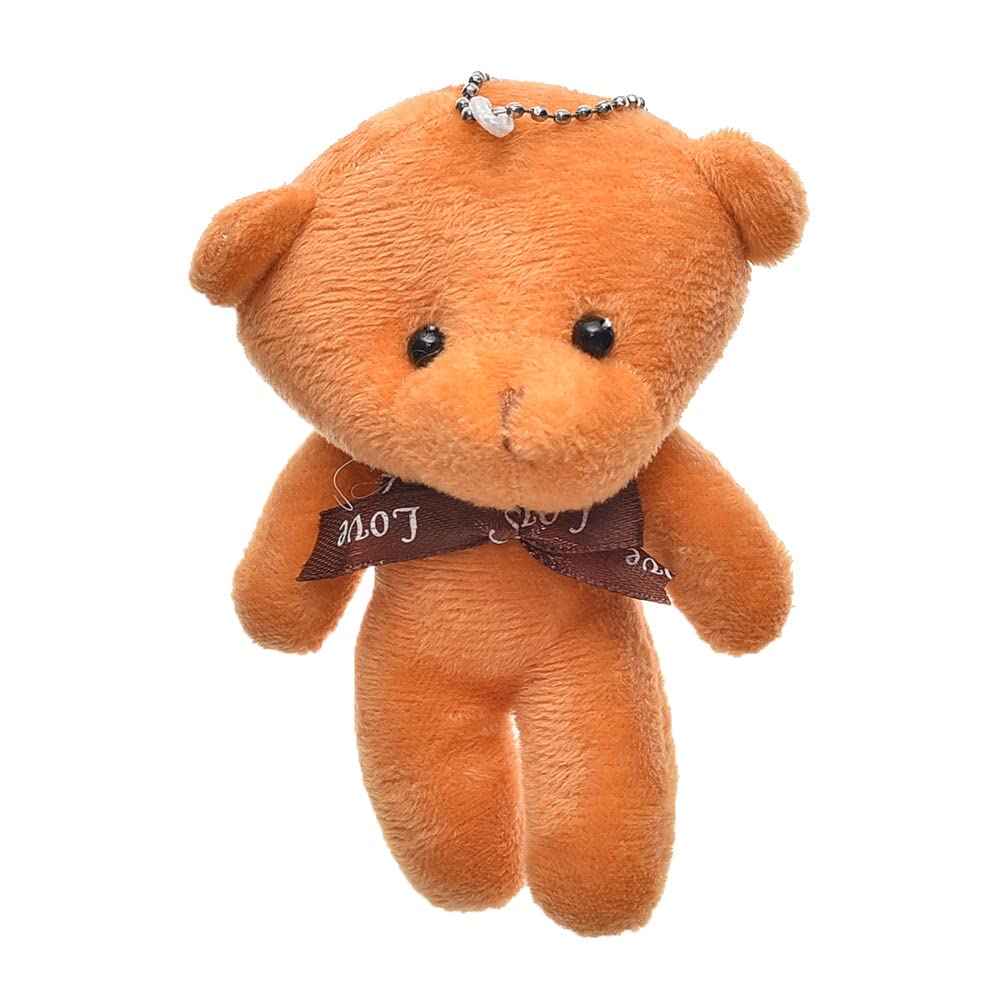 Plastic outdoor picnic make up box with teady bear and mouse design bag set of 15 pieces for kids - multi color - Safqqa Egypt