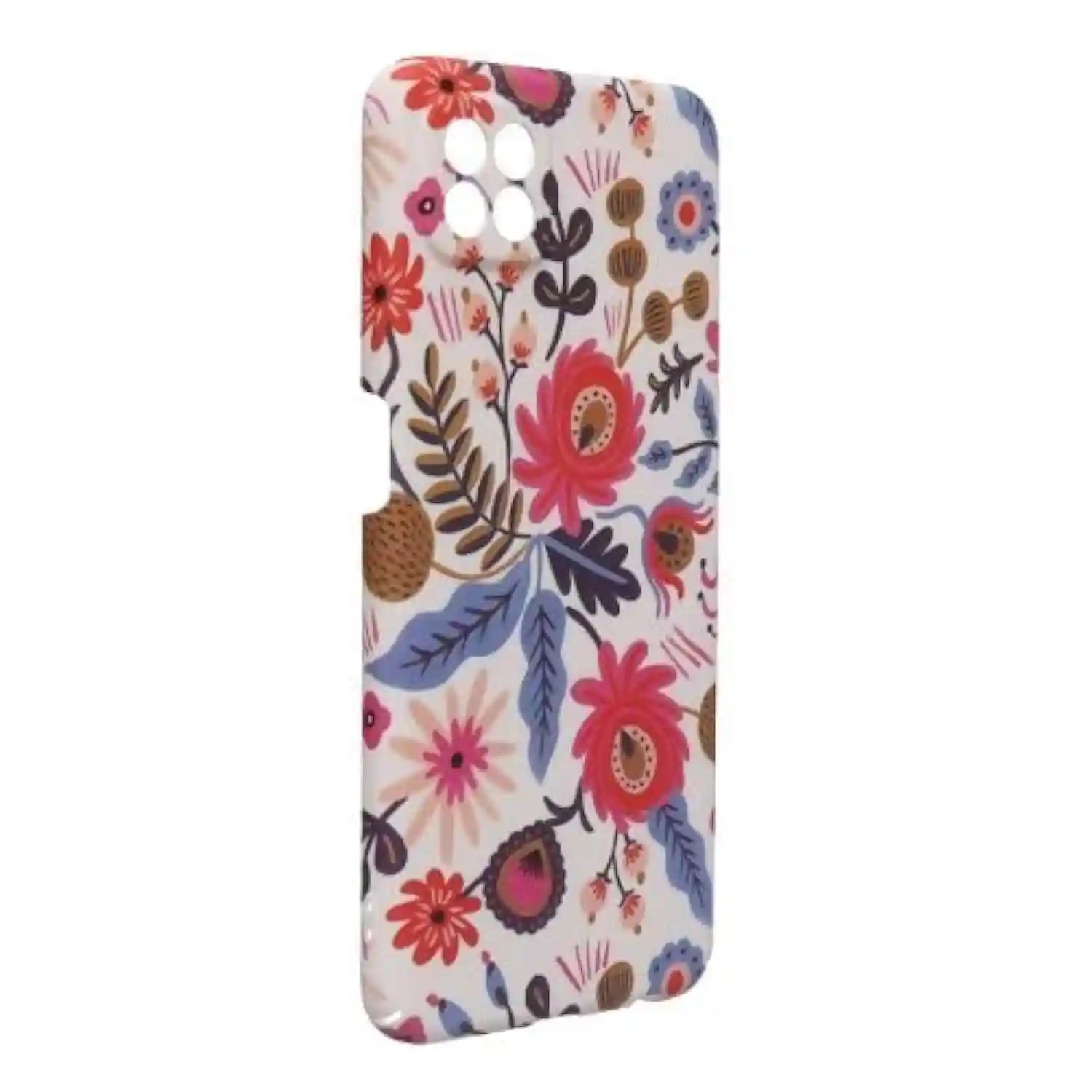 Dragon Flower Back Cover Hard Creative Case For Oppo A72 5G - Multi Color - Safqqa Egypt