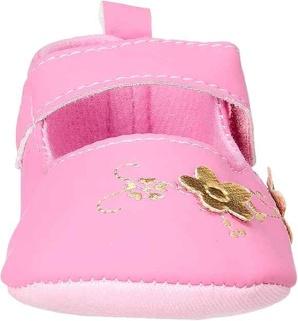 Mix & Max Girls’ Embroidered Flower High-Top Velcro-Strap Shoes - Safqqa Egypt