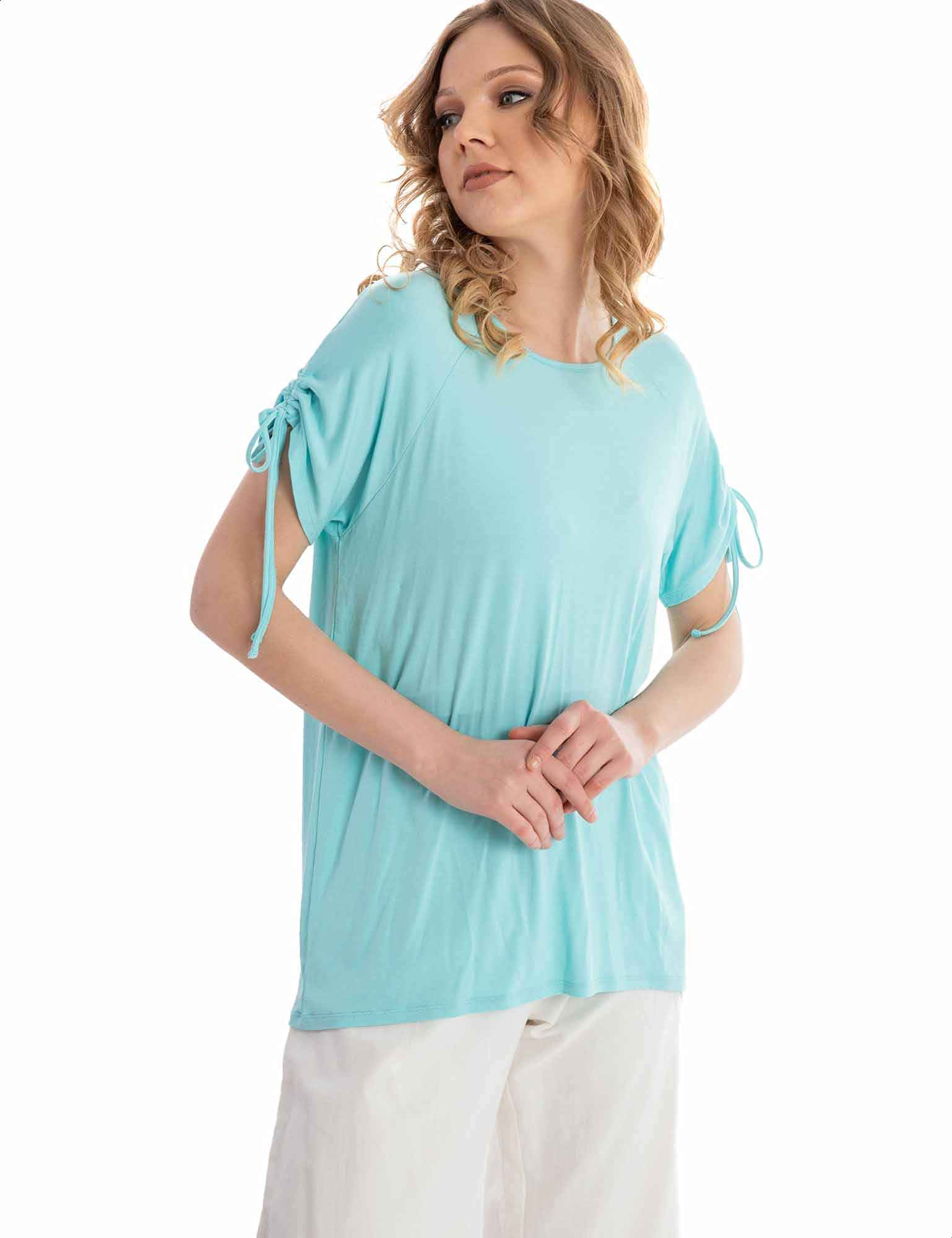 Dalydress Regular-Fit Drawstring Sleeves Blouses for Women - Safqqa Egypt