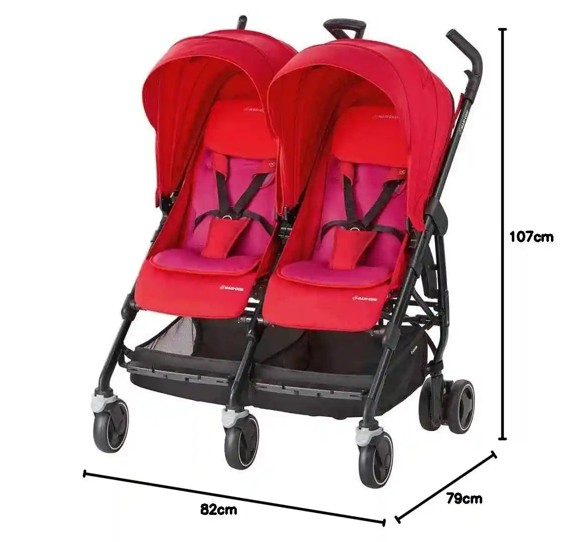 Maxi Cosi Dana For2 Stroller- Red Orchid - Safqqa Egypt