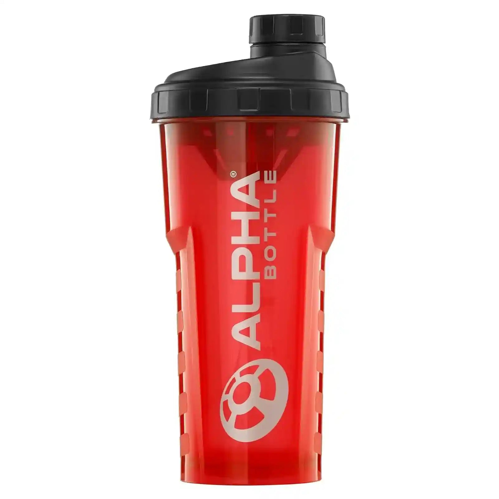 Alpha Designs | Protein Shaker Bottle 750ml with Leakproof Screw Cap | Pre-Workout Gym Shaker for Protein Shakes | Red (Without Box) - Safqqa Egypt