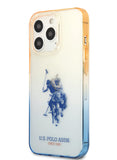 غطاء CG MOBILE USPA PC/TPU مع ممتص صدمات ملون وشعار الحصان خفيف الوزن/أنيق/كلاسيكي/مقاوم للخدوش متوافق مع iPhone 14 Pro max 6.1" (كحلي)