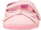 Mix & Max Embossed Pattern Front Bow Velcro Strap Shoes for Girls - 0 - 6 Months - Safqqa Egypt