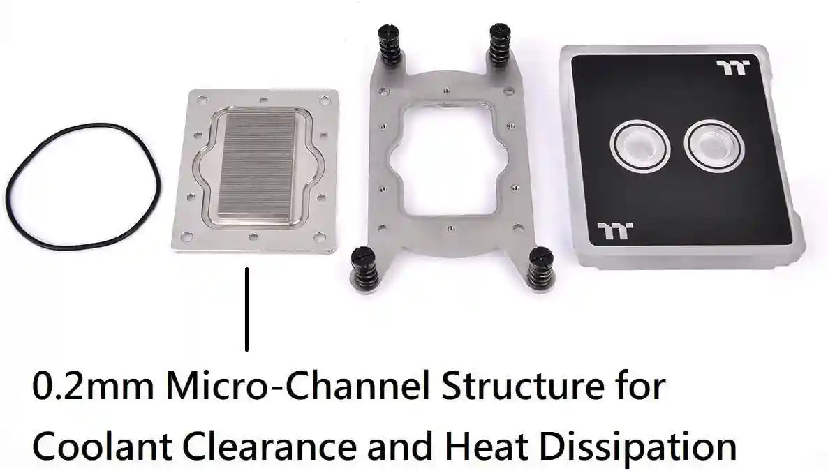 Thermaltake Pacific W6 RGB CPU Water Block – 16.8M Colors, Alexa & Razer Chroma Sync, Full TR4 Coverage - Safqqa Egypt