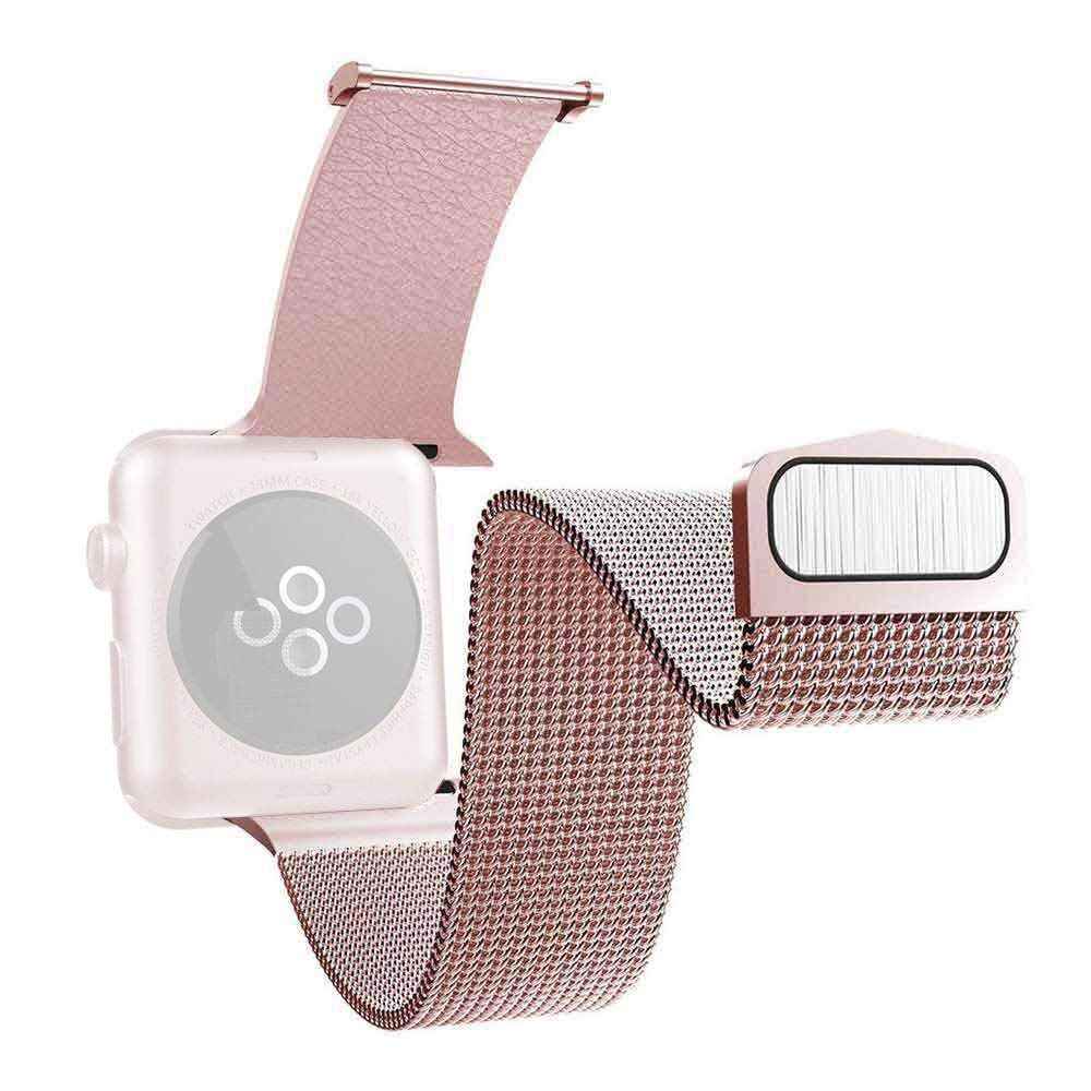 X-DORIA XURIA MESH BAND (MILANESE) WRISTBAND FOR APPLE WATCH 42&44MM, ROSE GOLD - Safqqa Egypt