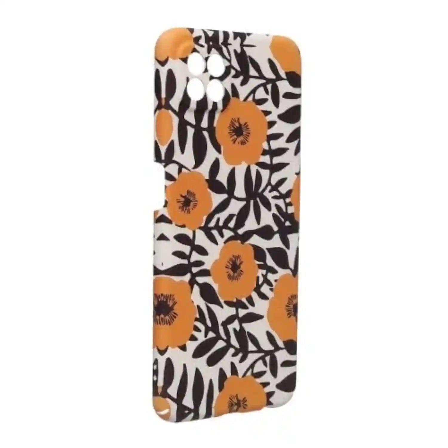 Dragon Flower Back Cover Hard Creative Case For Oppo A72 5G - Multi Color - Safqqa Egypt