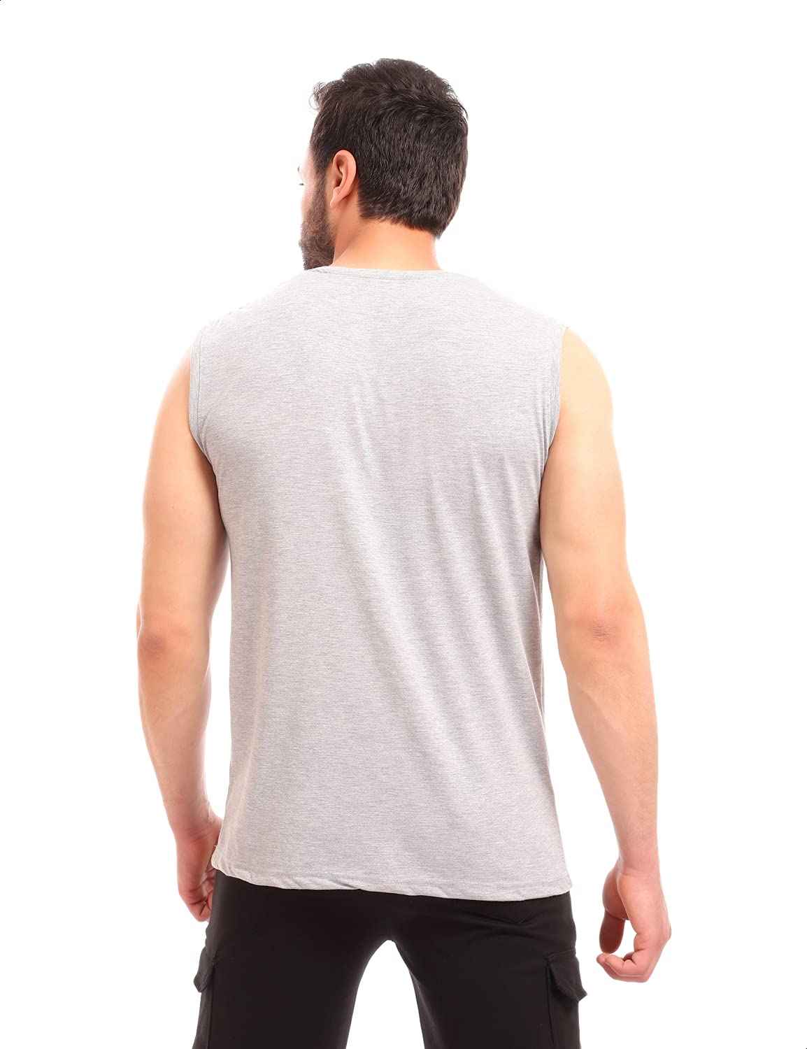 Andora Plain Sleeveless Round Neck T-shirts For Mens - Safqqa Egypt