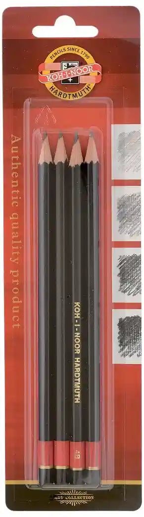 KOH-I-NOOR 1935 Set of Graphite Pencils (Pack of 4) - Safqqa Egypt