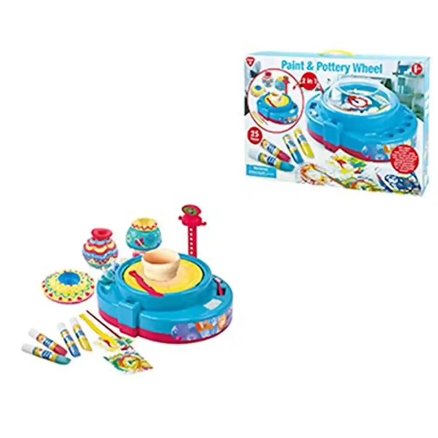 Playgo 2-in-1 Paint & Pottery Wheel - Safqqa Egypt