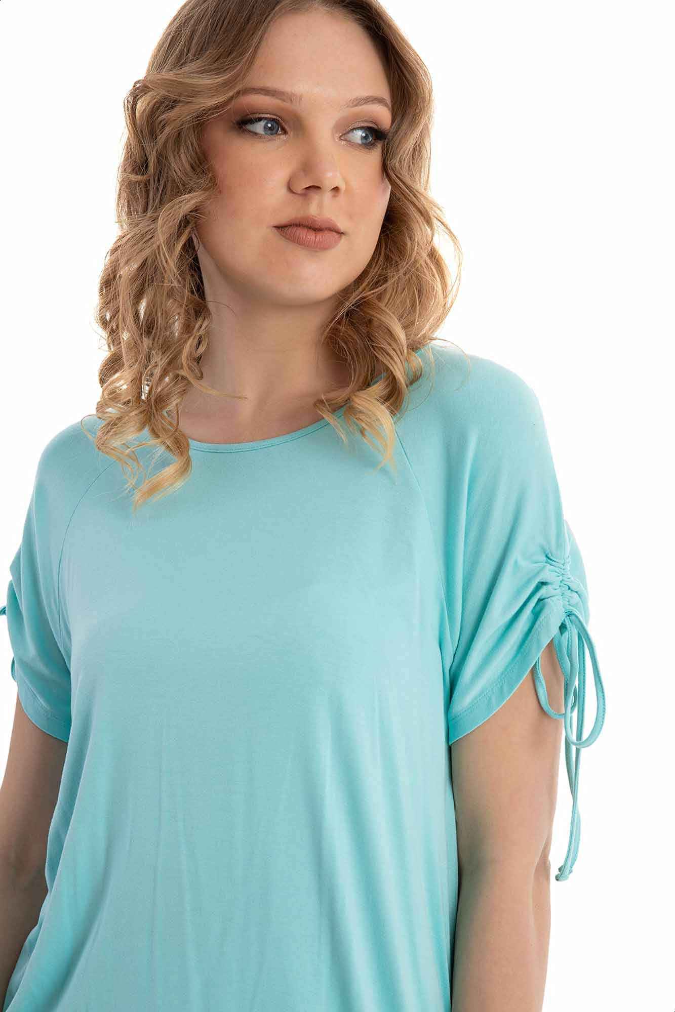 Dalydress Regular-Fit Drawstring Sleeves Blouses for Women - Safqqa Egypt