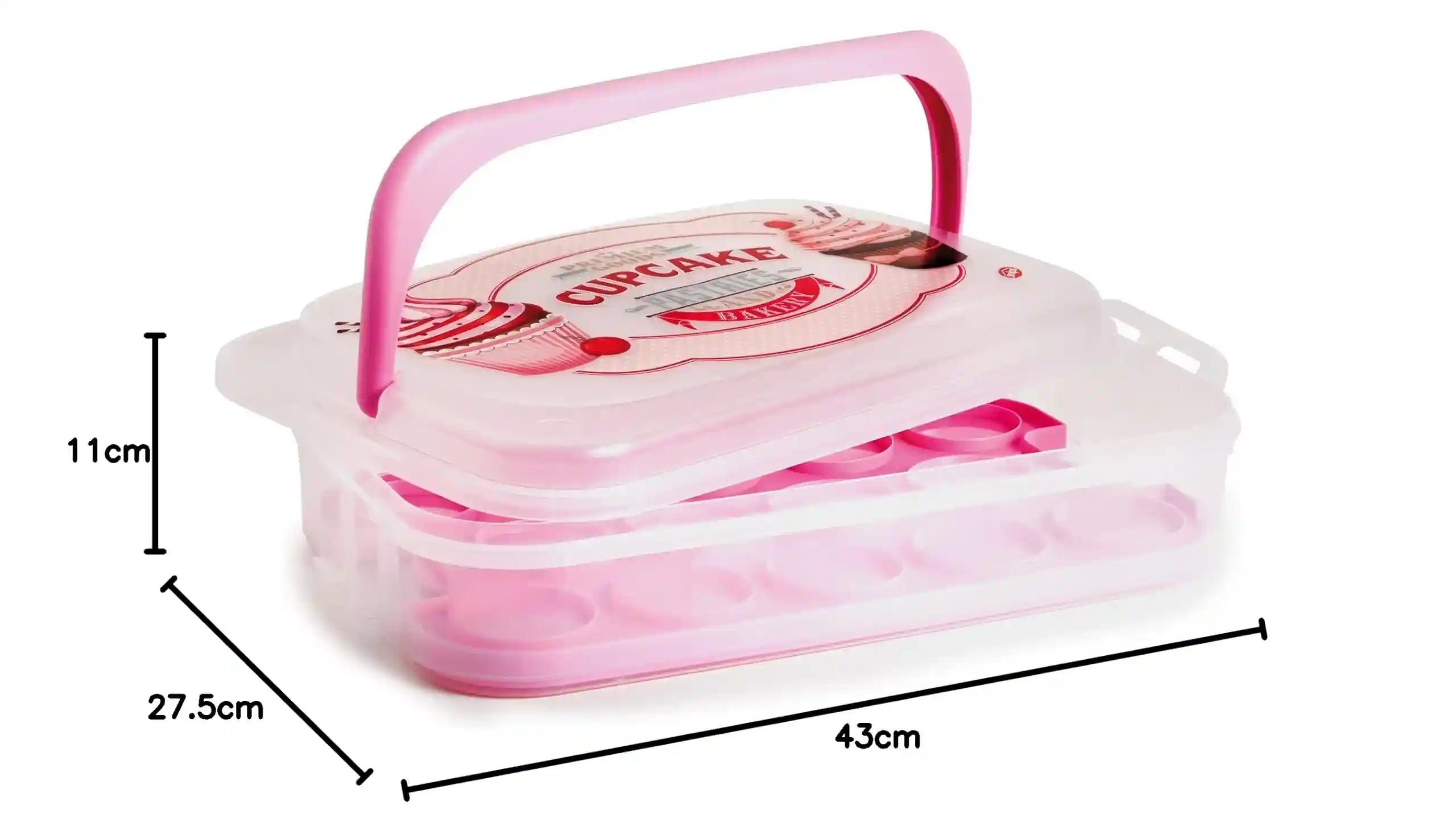 Snips Vintage Cupcake Holder, Pink, 44920 - Safqqa Egypt