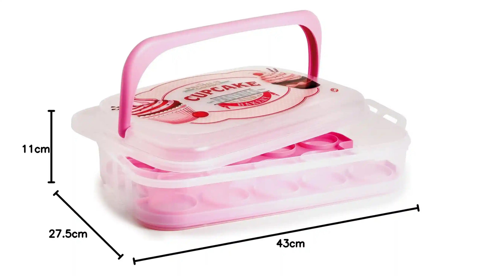 Snips Vintage Cupcake Holder, Pink, 44920 - Safqqa Egypt