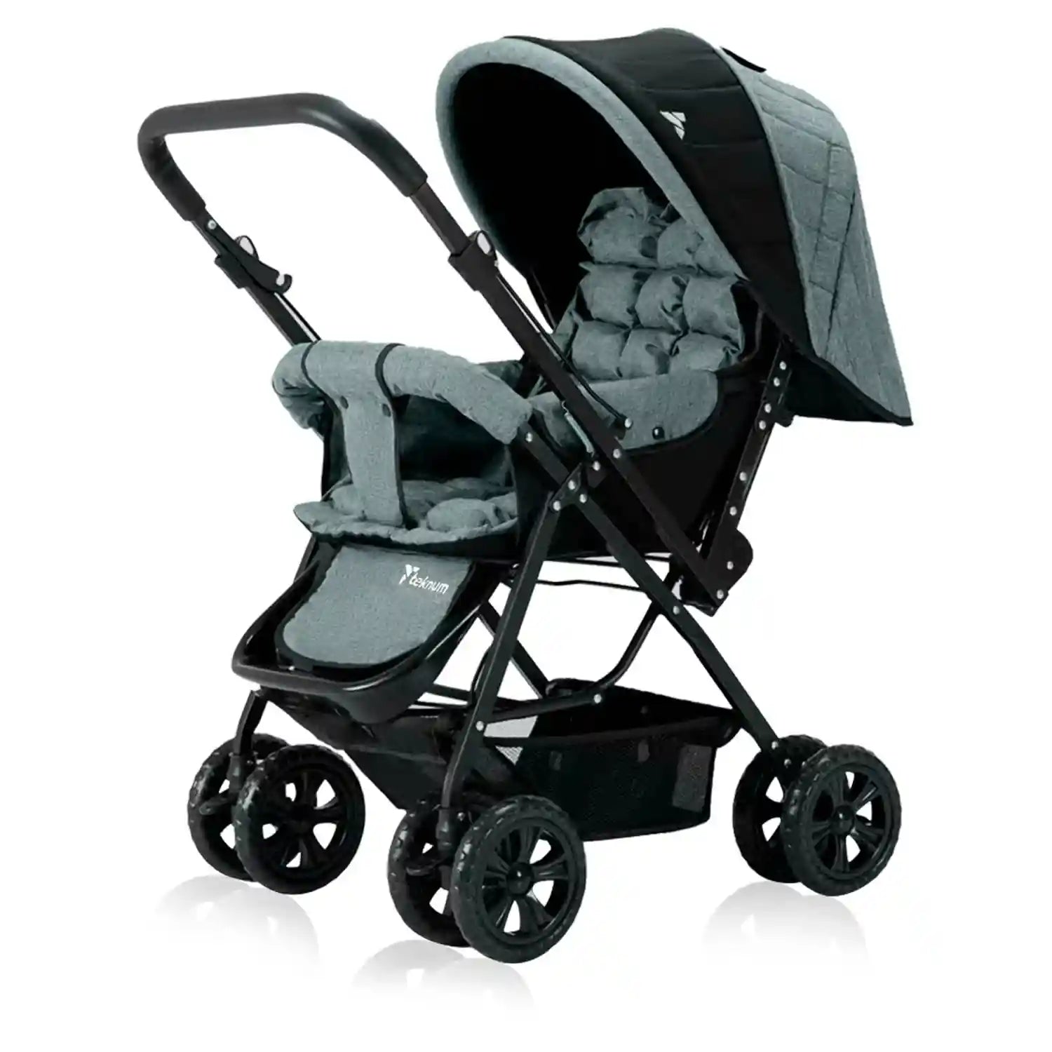 Teknum Reversible Look at Me Stroller - Dark Grey - Safqqa Egypt