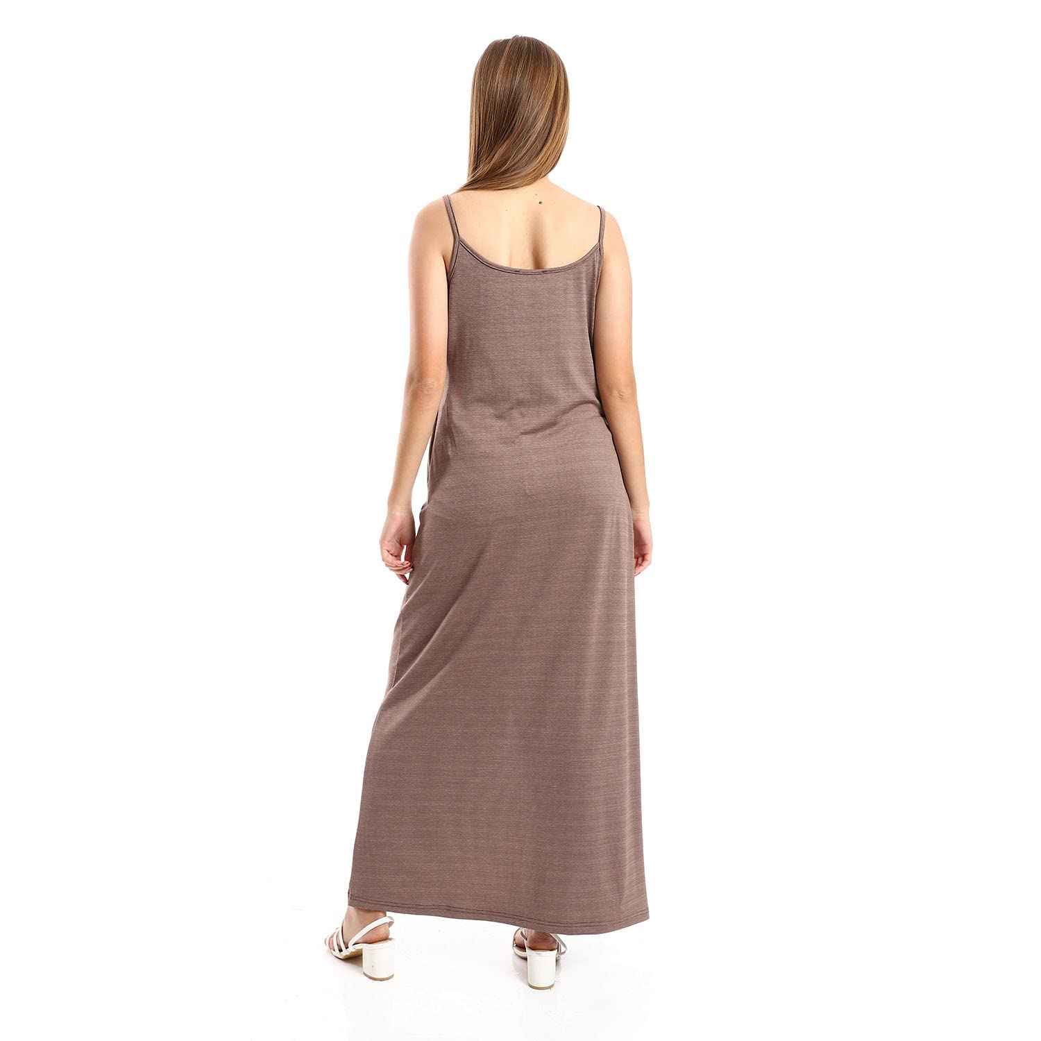 JAMILA Women Casual Dress With Drape And Side Slit DRESS - Safqqa Egypt