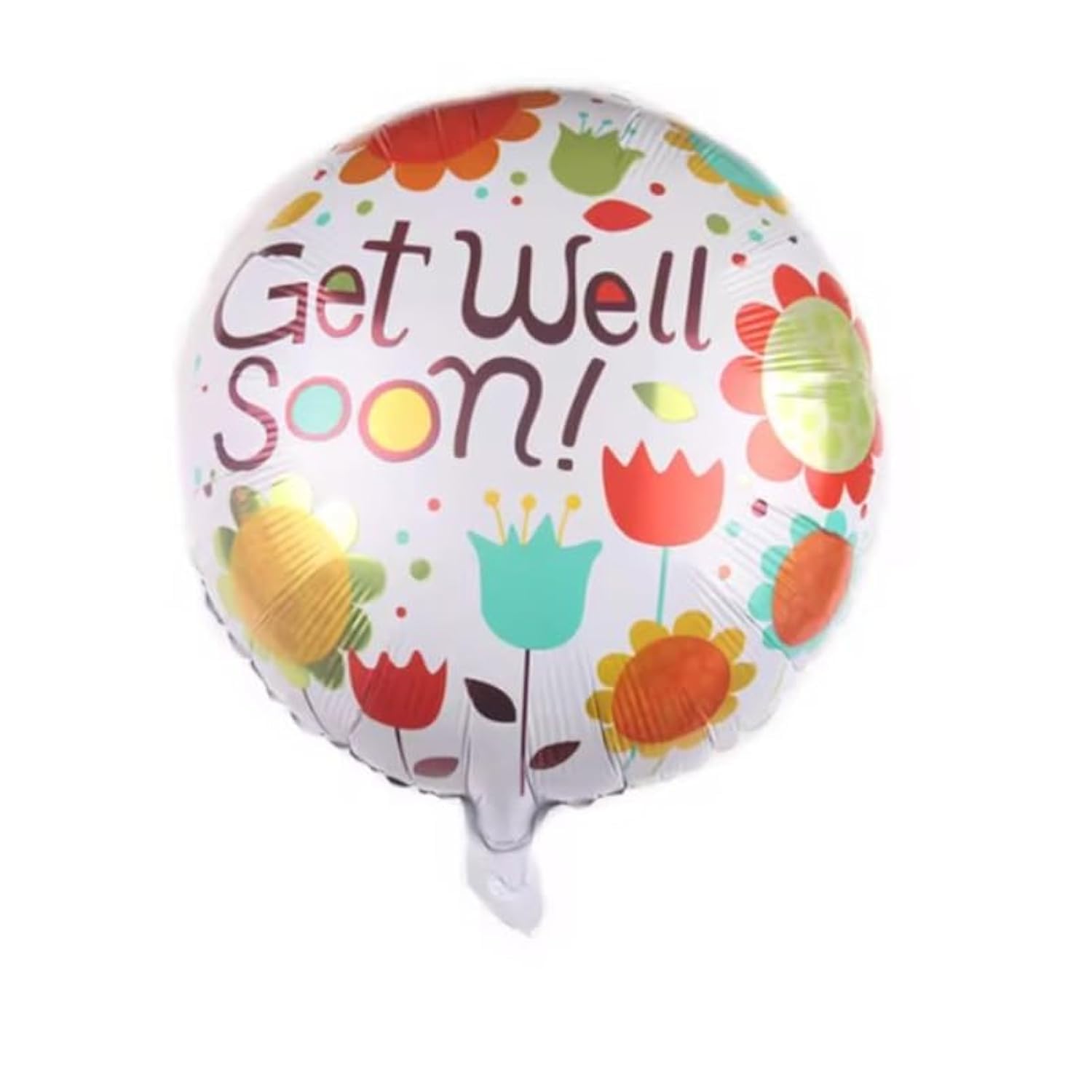 بالون فويل كبير يمكن ملؤه بالهواء أو الهيليوم مصنوع من مواد عالية الجودة مصنوعة خصيصًا لتزيين حفلات الاحتفال، 52 × 45 سم - متعدد الألوان