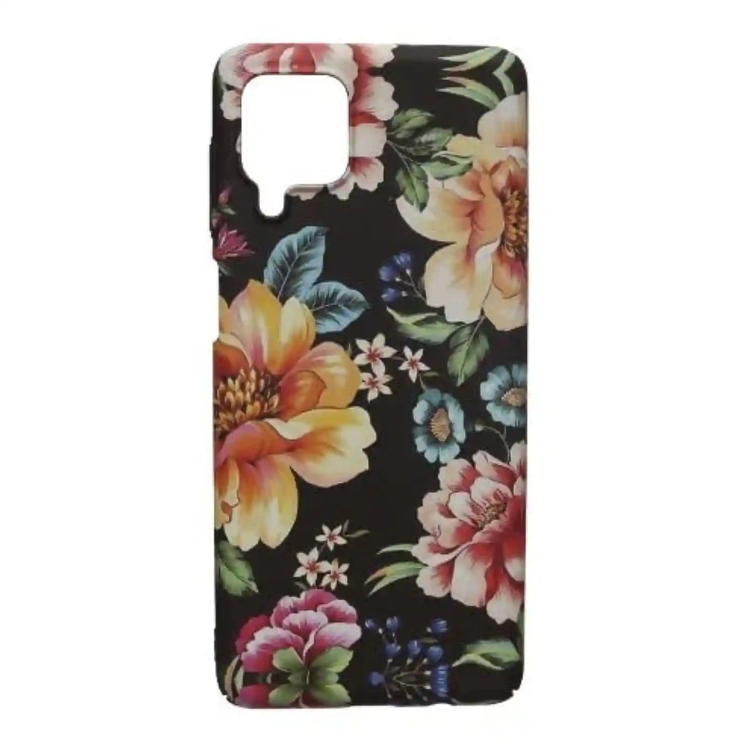 Dragon Flower Back Cover Hard Creative Case For Samsung Galaxy F62 - Multi Color - Safqqa Egypt