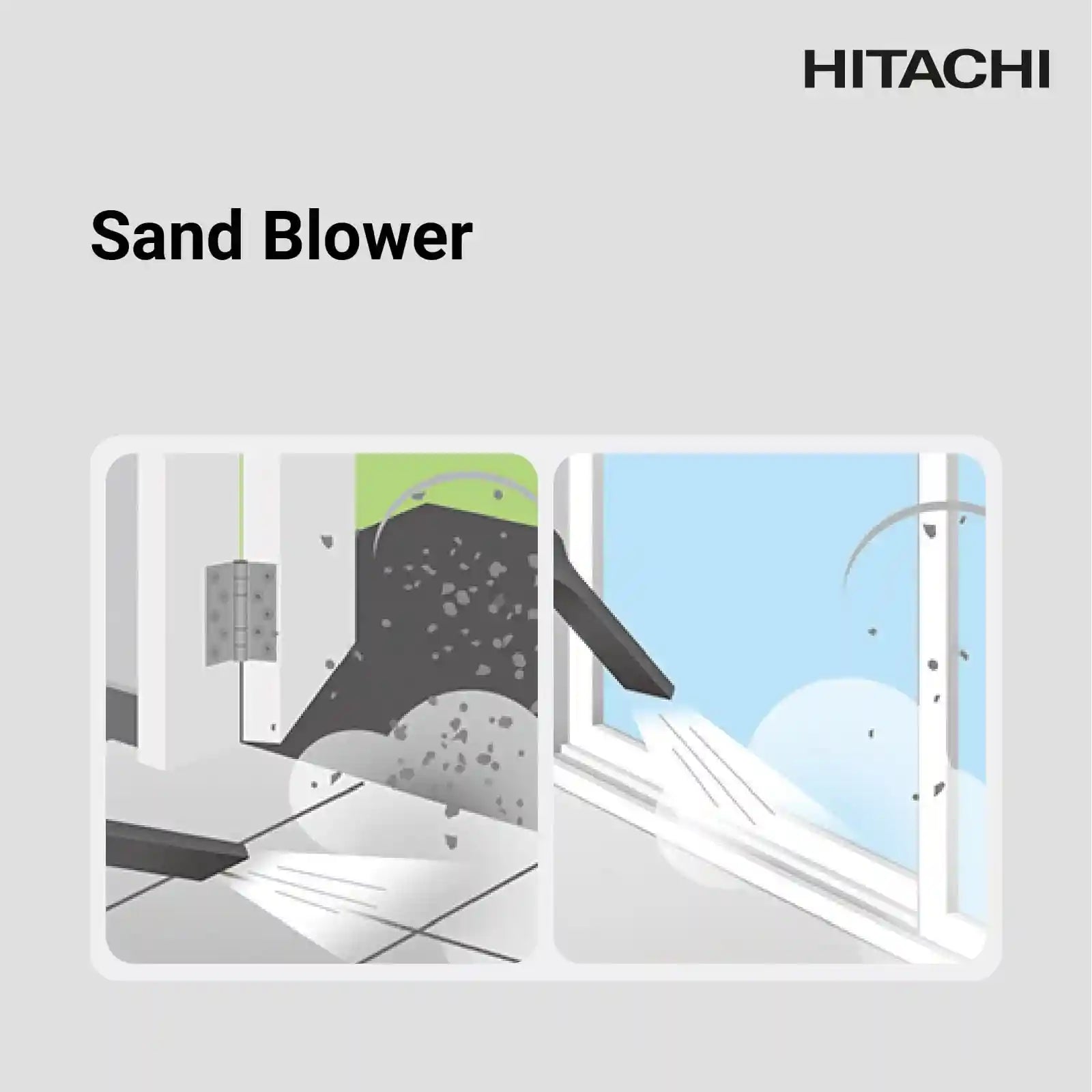 "HITACHI 2200W Drum Vacuum Cleaner, 21L Capacity – Aero Power Brush, Metal Pipe, Washable Filter – Home & Office Use – Model CV965NBLGCM (Minor Scratch)" - Safqqa Egypt
