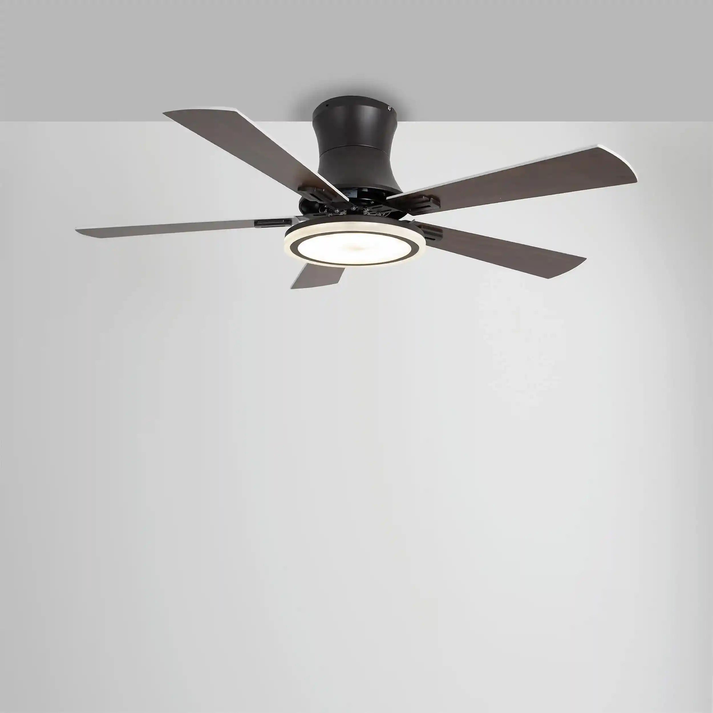 Enarat Lila Ceiling Fan, 52-Inch Size, Coffee Very minor dent that does not affect performance - Safqqa Egypt