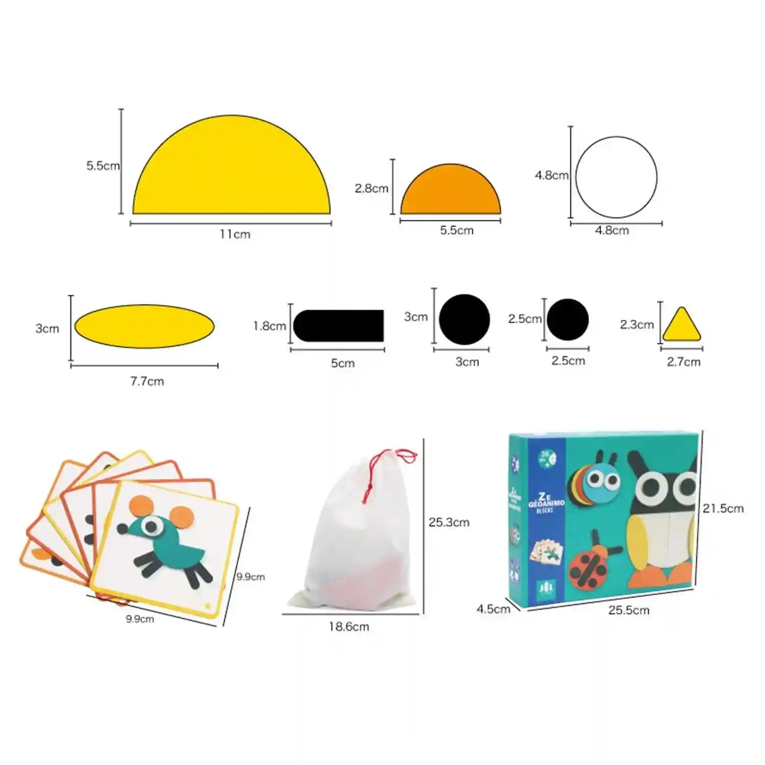 Kids Assembling Puzzles - Educational Animal Theme DIY Puzzle Stacking Kit - Safqqa Egypt