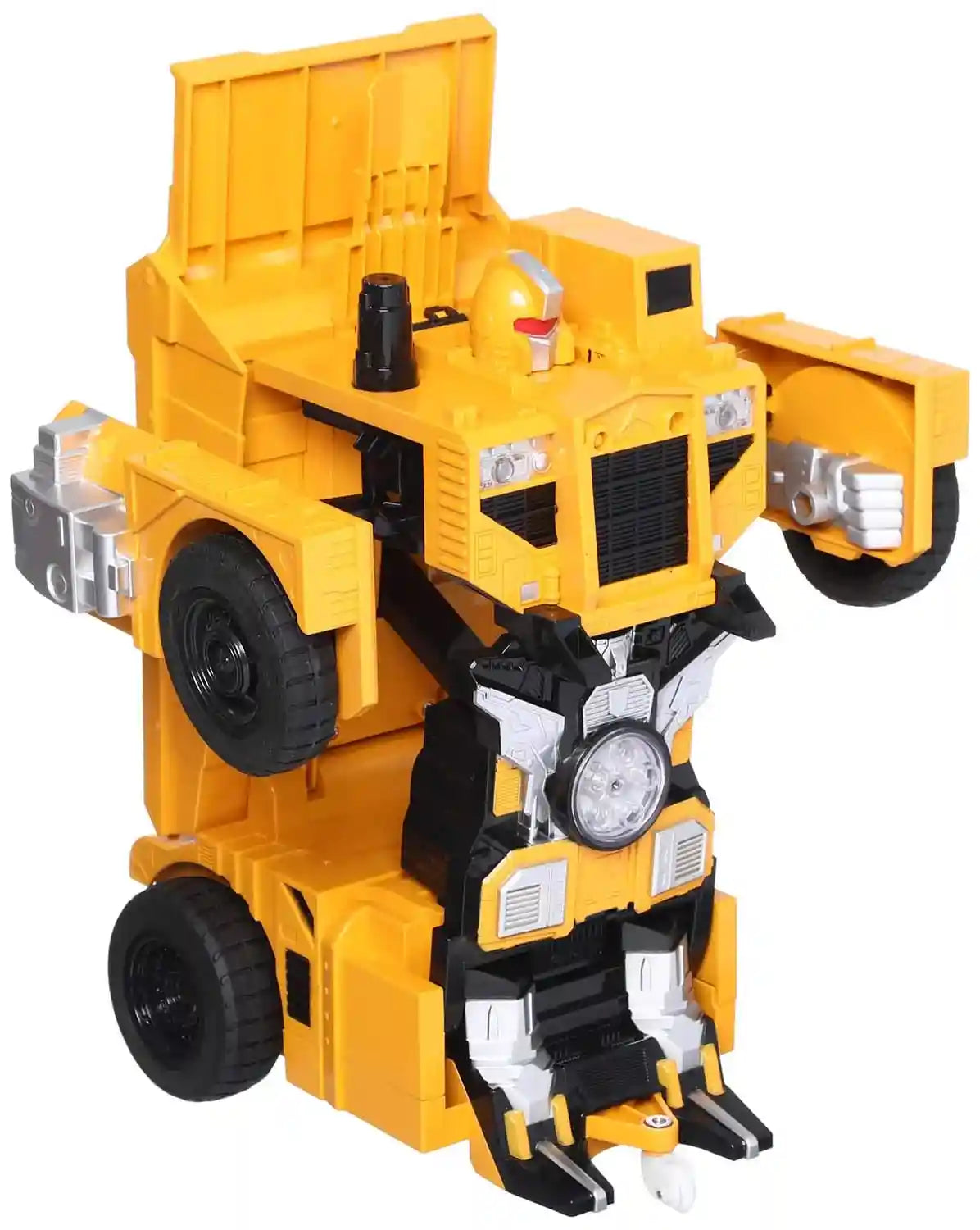 MZ Transforming Robot Truck With Remote Control for Boys - Orange - Safqqa Egypt