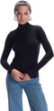 CARINA Women's Long Sleeve Microfiber High Neck Top - Safqqa Egypt