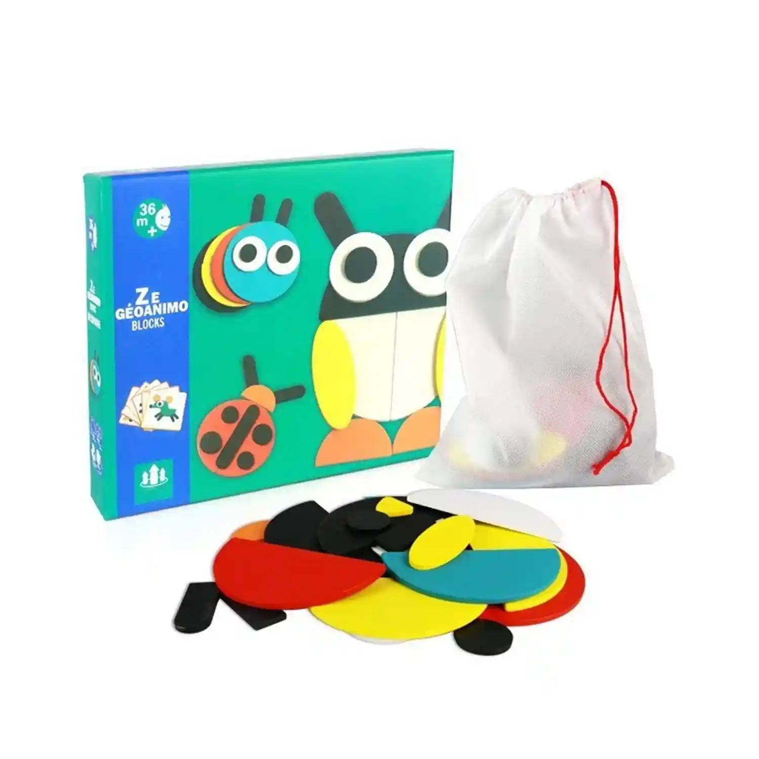 Kids Assembling Puzzles - Educational Animal Theme DIY Puzzle Stacking Kit - Safqqa Egypt