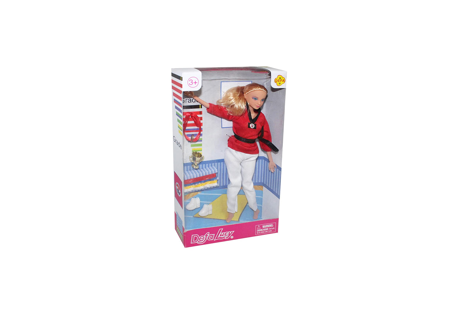 Defa luce doll with karate suit for girls with accessories - Safqqa Egypt