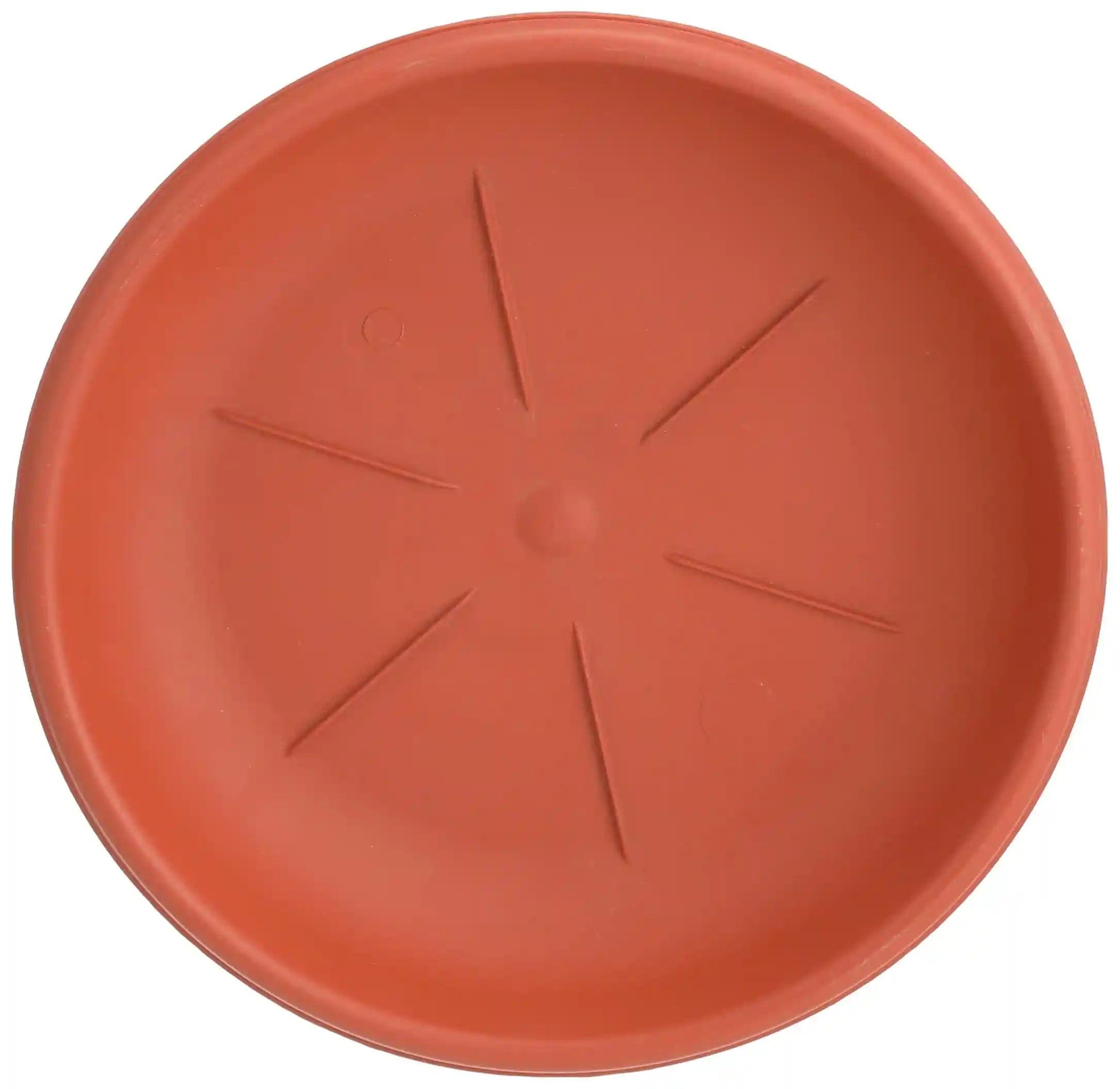 Bama Round Saucer, 20102, Red Brown, Plastic - Made In Italy - Safqqa Egypt