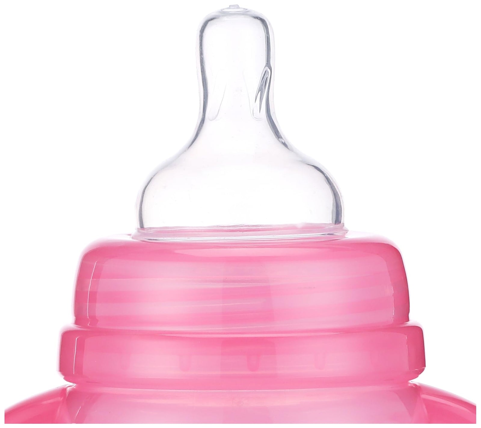 Pink & Blue Premium Feeding Bottle with Handle, 240 ml