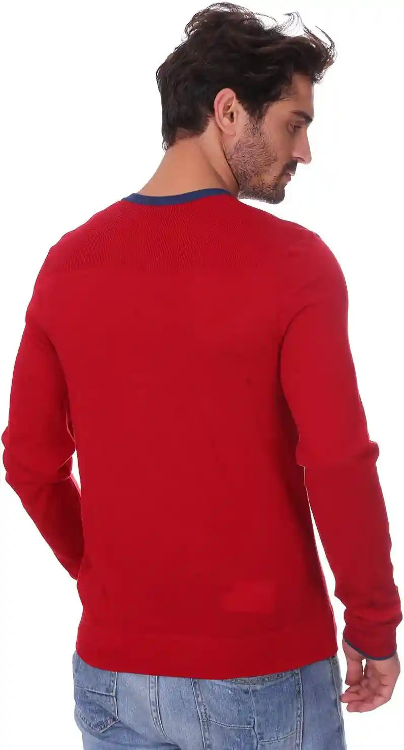 Faconnable Men's Pullover - Red - Safqqa Egypt
