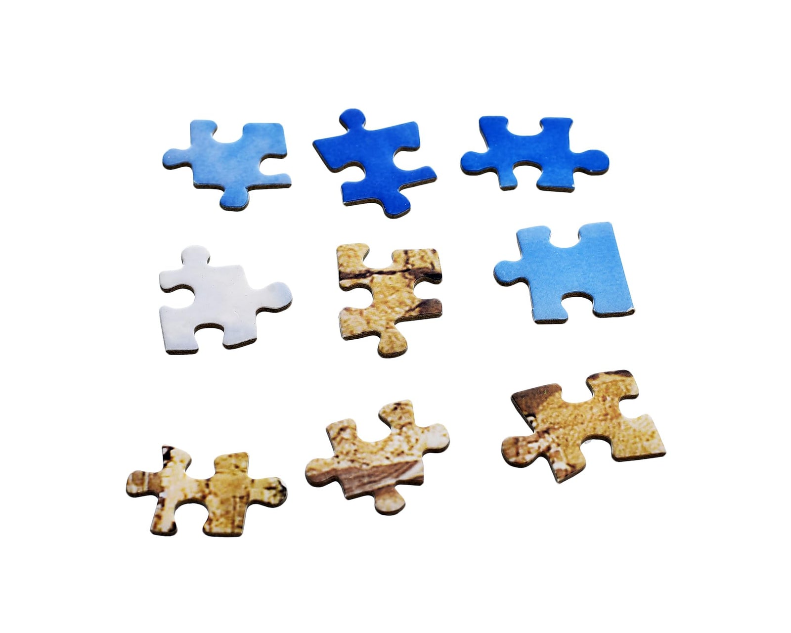 مجموعة بازل ورقية لتطوير التنسيق بين اليد والعين مع تصميم هرم الجيزة للجنسين من 1000 قطعة مقاس 70 × 50 سم - متعددة الألوان