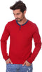 Faconnable Men's Pullover - Red - Safqqa Egypt