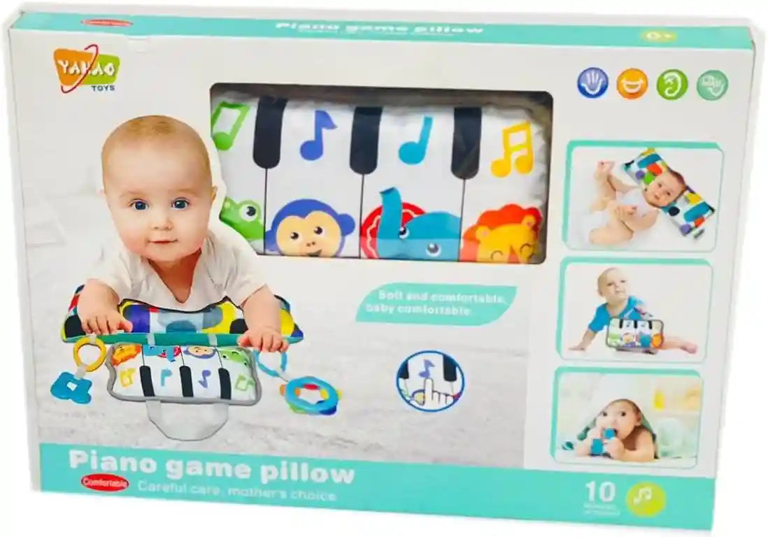 Baby Piano Play Pillow - Careful Mother’s Choice with 10 Minutes of Music - Safqqa Egypt