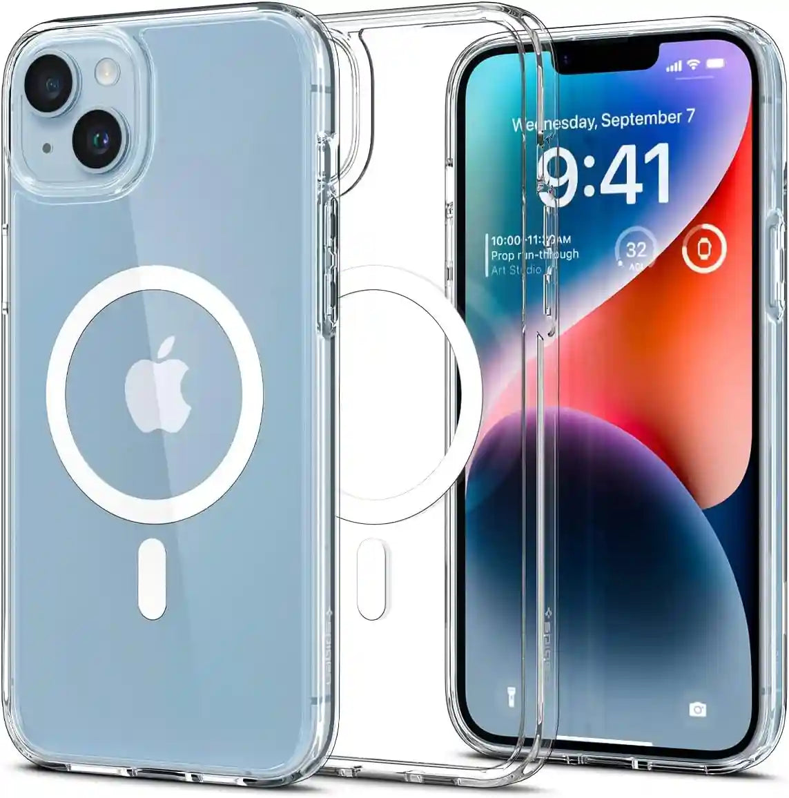 (iPhone 14 Plus) Magnetic Clear Case for iPhone 14 Plus, Compatible with MagSafe, Ultra Thin Soft TPU Silicone Shockproof Phone Case Anti-Scratch Non-Slip Protective Cover - Safqqa Egypt