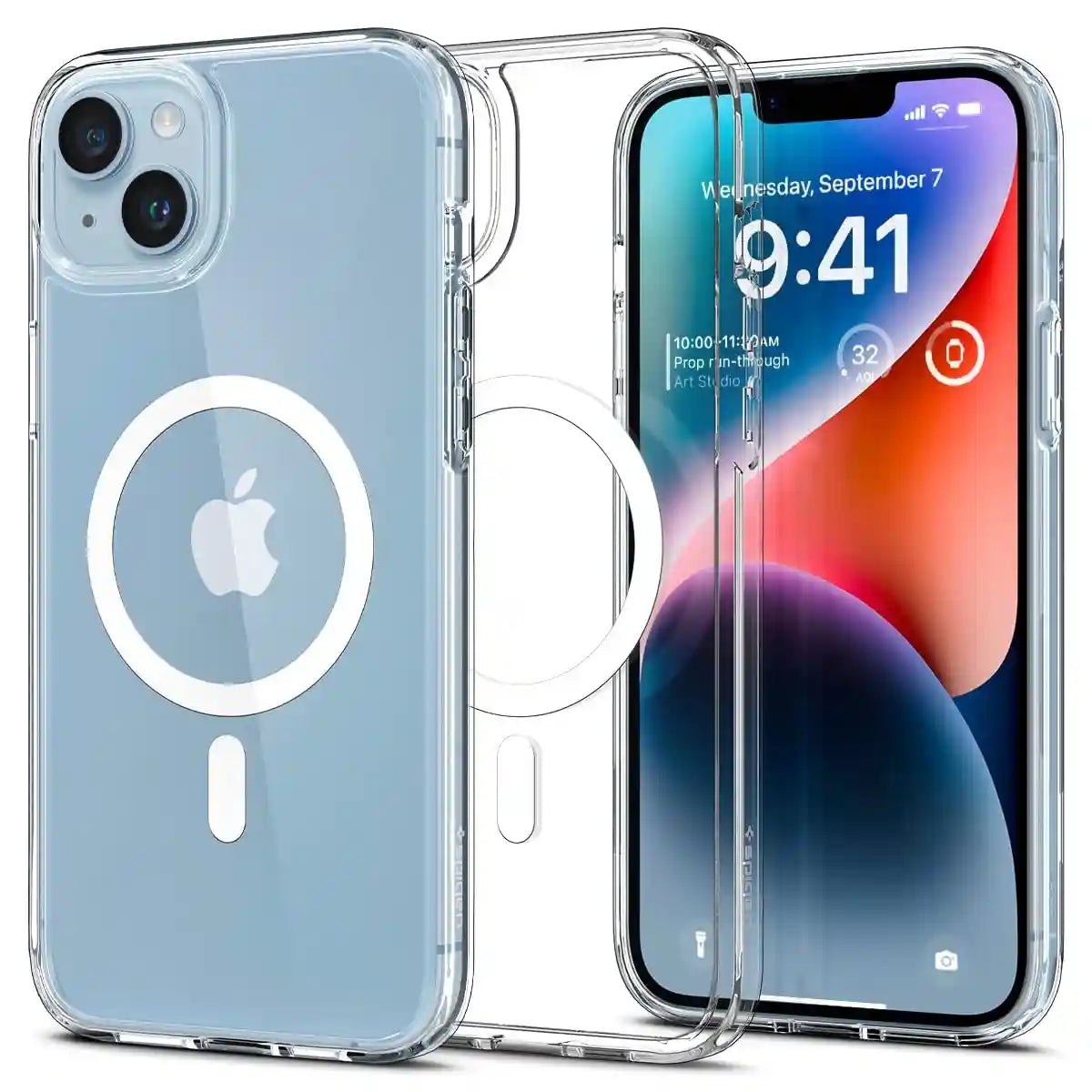 (iPhone 14 Plus) Magnetic Clear Case for iPhone 14 Plus, Compatible with MagSafe, Ultra Thin Soft TPU Silicone Shockproof Phone Case Anti-Scratch Non-Slip Protective Cover - Safqqa Egypt