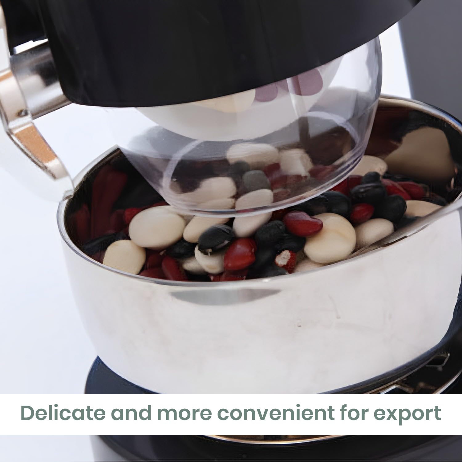 موزّع الحبوب المنفرد من هوم برو هو إضافة أنيقة وعملية لمطبخك، مصمم لتخزين وتقديم الحبوب الغذائية بسهولة ونظافة. يتميز بحاوية شفافة تسهّل رؤية المحتوى ومقبض دوّار للتحكم في الكمية