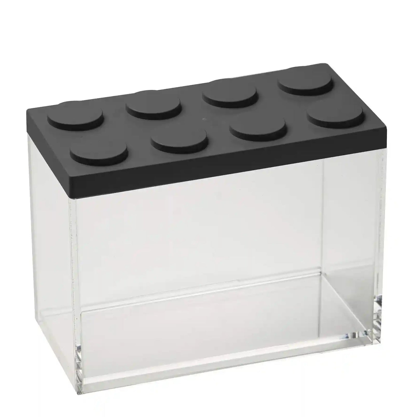 Omada BRICKSTORE Black Container 10x20x15.5 cm, 2L Capacity - Safqqa Egypt