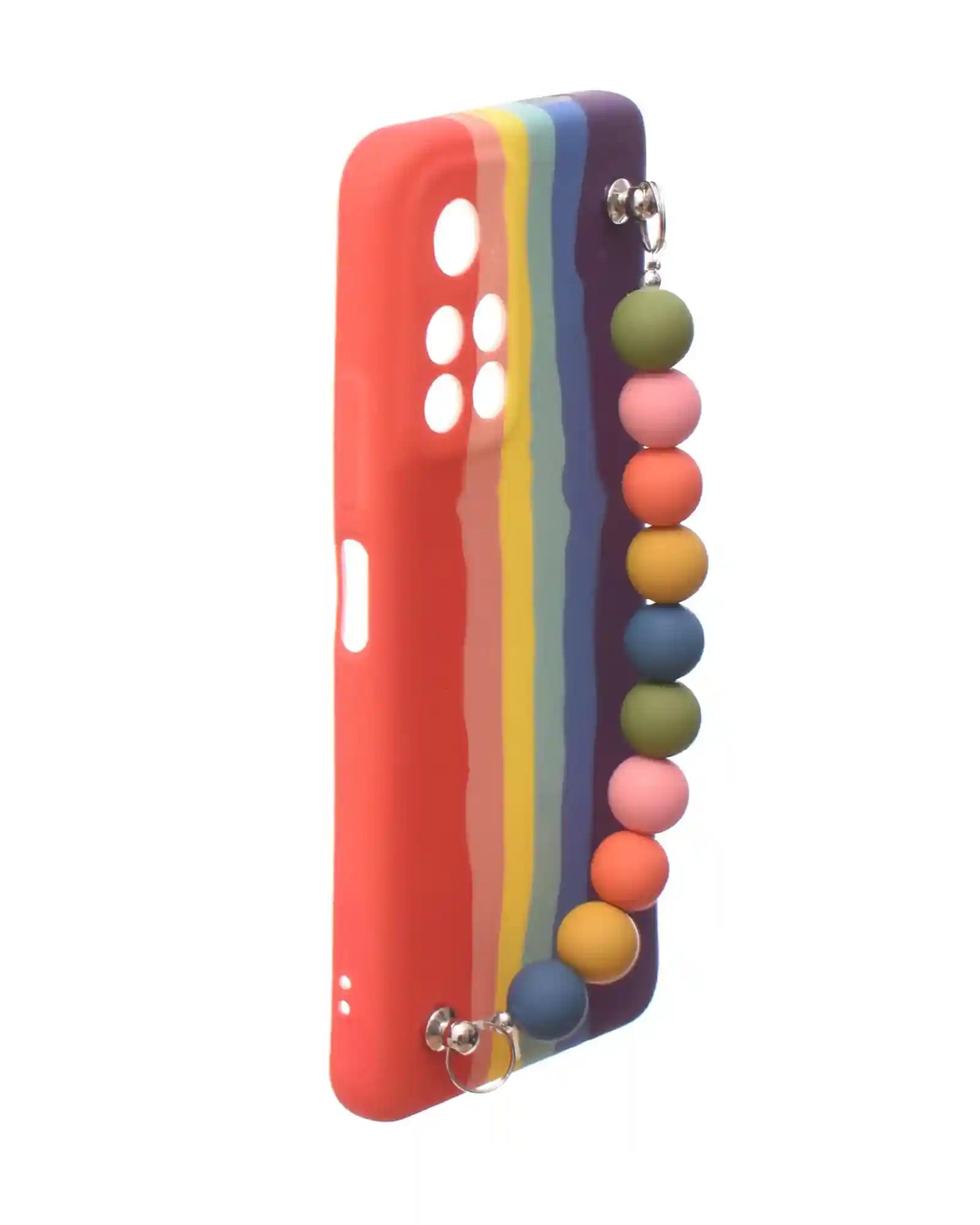 Boter. Dembo Silicone Back Cover With Unique Anti-Theft Chain For Xiaomi Redmi Note 11 - Multi Color - Safqqa Egypt