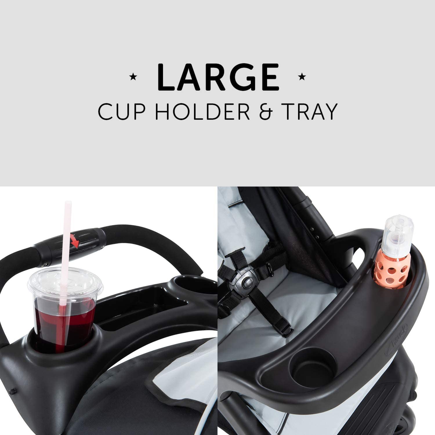 Hauck Shopper Neo Ii Caviar, Silver/Black